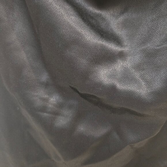 Black Satin Lace-Up Back Mini Dress – Sleek Fit, Night Out Glam 🖤 - Picture 3 of 6